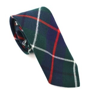 Lochcarron Duncan Tartan 100% Wool Necktie Made in Scotland Outlander Professor